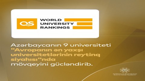 Azərbaycanın 9 universiteti “Avropanın ən yaxşı universitetlərinin reytinq SİYAHISI”NDA 