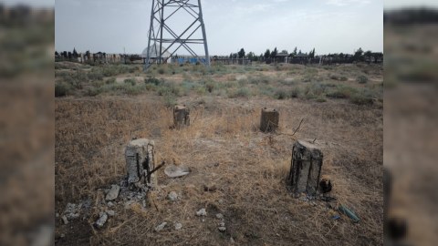 Elektrik dirəklərini oğurlayan şəxs saxlanıldı