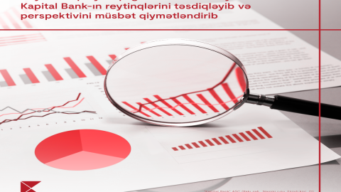 “Moody’s” və “S&P” Kapital Bank-ın reytinqlərini təsdiqləyib