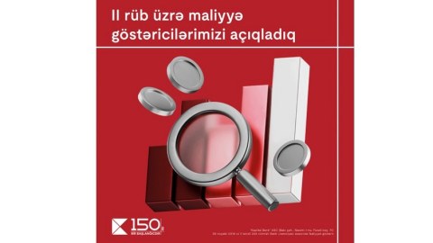 "Kapital Bank" II rübün maliyyə nəticələrini elan edib