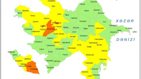 Küləkli hava şəraiti ilə bağlı sarı və narıncı xəbərdarlıq