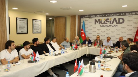 MÜSİAD Ankara heyəti Azərbaycan dərnəyini ziyarət edib - FOTO