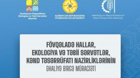3 nazirlik əhaliyə birgə müraciət etdi