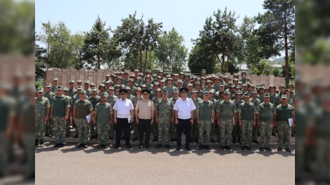 Hərbçilər Xankəndidə toplaşdılar - FOTOLAR