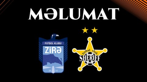 “Zirə” - “Şerif” matçının mətbuat konfransı və media üçün açıq məşqlərin vaxtı dəqiqləşdi