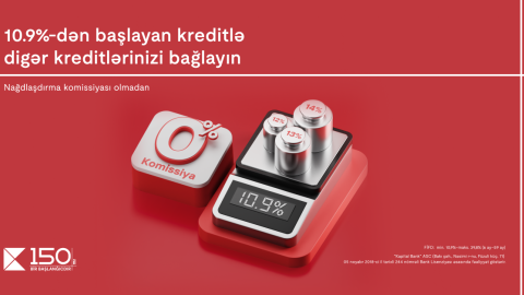 Kapital Bank-la digər banklardakı kreditlərinizi sərfəli şərtlərlə ödəyin
