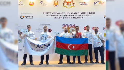 Azərbaycan gəncləri Malayziyadan qələbə ilə qayıtdı - FOTO