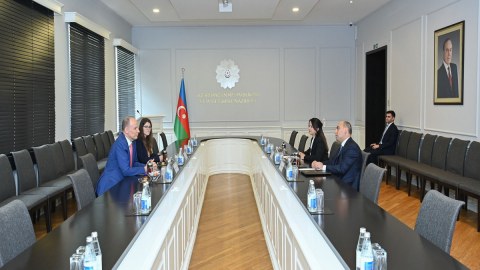 Emin Əmrullayev İsveçin səfiri ilə görüşdü