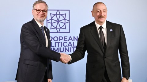 Prezident Petr Fiala ilə görüşdü - FOTO