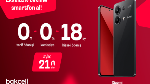 &ldquo;Bakcell&rdquo;dən eksklüziv təkliflə smartfon al