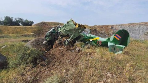 Ermənistan Müdafiə Nazirliyindən təyyarə qəzası ilə bağlı açıqlama
