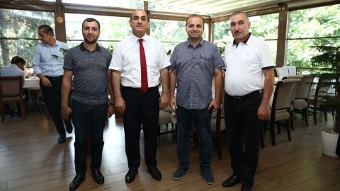 Media nümayəndələri ilə görüş - FOTOLAR