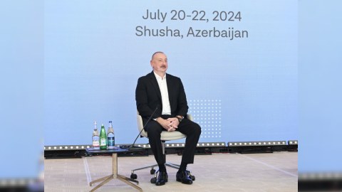 İlham Əliyevin Şuşadakı çıxışının TAM MƏTNİ 