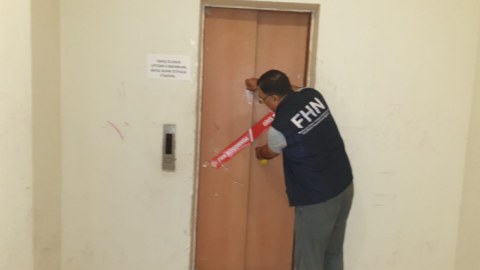 Bakıda bu binada liftin fəaliyyəti dayandırıldı - VİDEO