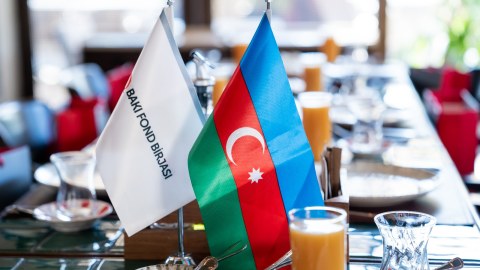 Bakı Fond Birjasının rəsmiləri media nümayəndələri ilə görüşüb - FOTO