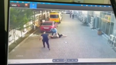 Ağadadaş Ağayevin iştirak etdiyi insidentin YENİ GÖRÜNTÜLƏRİ