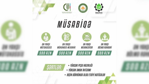 Respublikada taxıl biçini ilə bağlı müsabiqə elan edildi