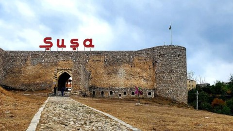 Beynəlxalq səyyahlar Şuşa şəhərində 