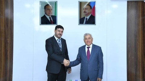 BMU-da Əlcəzairin Naama Universitet Mərkəzinin rektoru ilə görüş - FOTO