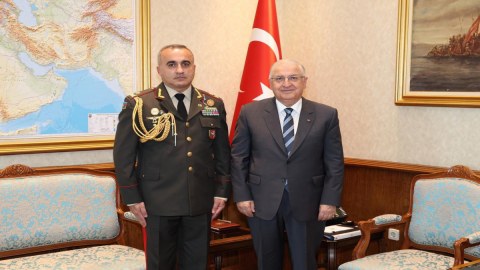 Azərbaycanın Türkiyədəki yeni hərbi attaşesi Yaşar Gülərlə GÖRÜŞDÜ