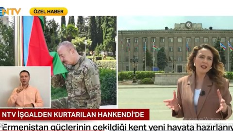 Türkiyənin məşhur kanalının Xankəndidən&nbsp;REPORTAJI...&nbsp;