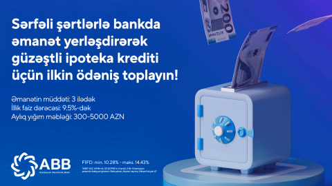 Ev almaq istəyənlər üçün ABB-dən yeni fürsət