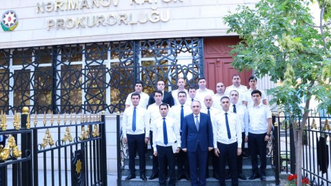 Kamran Əliyev Nərimanov rayonunda vətəndaşları qəbul edib