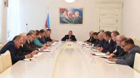 Rövşən Rzayev kollegiya iclası keçirib - FOTOLAR