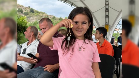 Laçına köçənlərə evlərin açarları təqdim olundu - FOTO