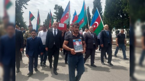 Birinci Qarabağ müharibəsinin şəhidi Surxay Məmmədov dəfn edildi