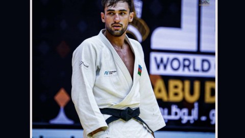 Azərbaycan cüdoçusu Parisdə 1/4 finalda
