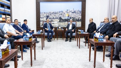 Hakan Fidan HAMAS rəhbərliyi ilə görüşüb, başsağlığı verdi