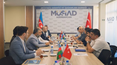 Azərbaycan Standartlaşdırma İnstitunun rəhbəri MUSİAD Azərbaycanın ofisində - FOTOLAR