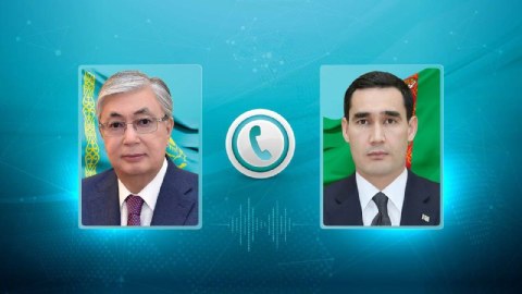 Qazaxıstan və Türkmənistan prezidentlərinin telefon danışığı