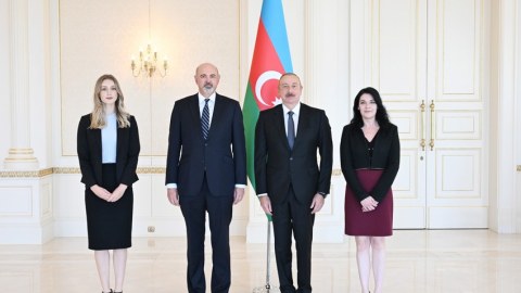 Prezident yeni səfirin etimadnaməsini qəbul etdi