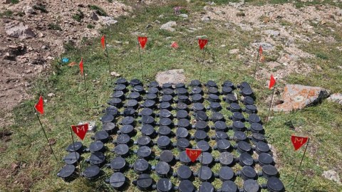 Ermənilərin mina terrorunun Laçındakı izləri - VİDEO