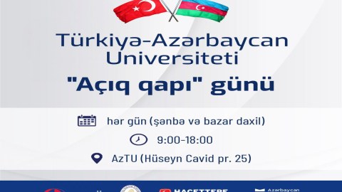 Türkiyə-Azərbaycan Universitetində oxumaq istəyənlərin nəzərinə!