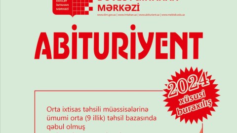 &ldquo;Abituriyent&rdquo; jurnalının xüsusi buraxılışı dərc olundu