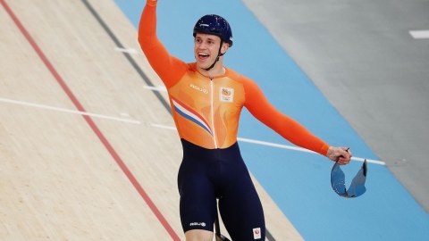 “Paris-2024”: Niderlandlı velosipedçi dünya rekordunu yenilədi