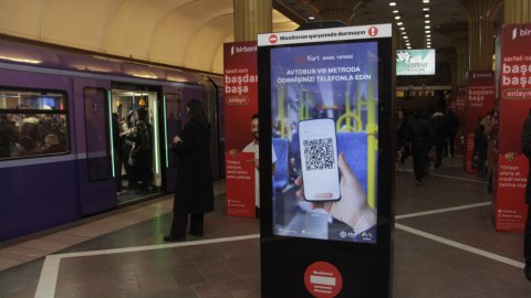 Metroda QR bilet istifadəçilərinin sayı kəskin artıb