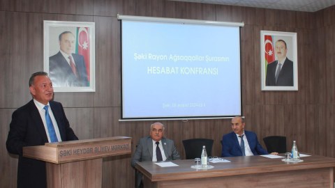 Şəkidə&nbsp;Ağsaqqallar Şurasının hesabat&nbsp; konfransı keçirilib&nbsp;