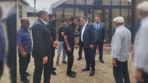 İcra başçısı şəhidin yas mərasimində - FOTO