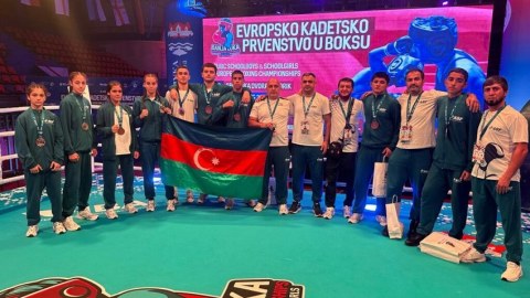 Boksçularımızdan Avropa birinciliyində 9 medal