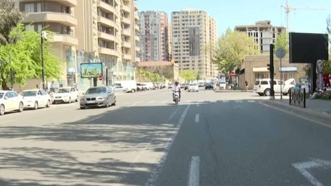 Bakının mərkəzi küçəsində hərəkət məhdudlaşdırılır