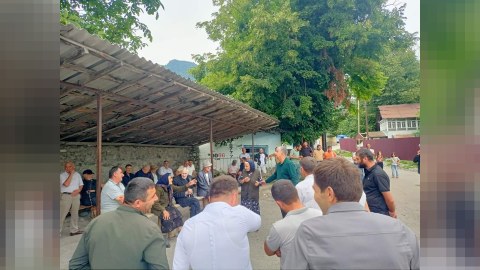 Əli Məsimli Şəkinin kəndlərində görüşlər keçirib