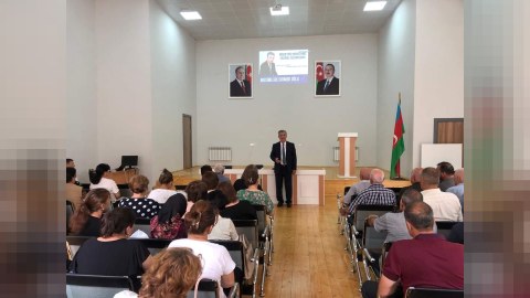 Əli Məsimli Qaxın bir sıra kəndlərində görüşlər keçirib