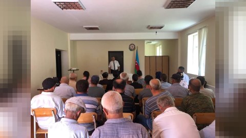 Əli Məsimli Qaxda seçicilərilə bir araya gəldi