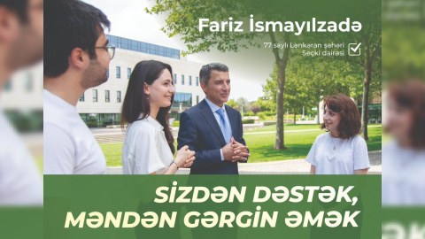 Fariz İsmayılzadə seçicilərlə görüşdə - FOTO