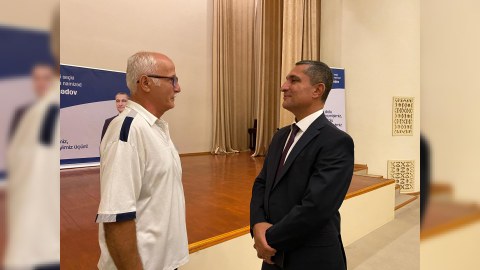 Soltan Məmmədov Şağan sakinləri ilə bir arada - FOTO