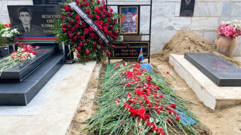 Şəhidimizin nəşi Əmircanda torpağa tapşırıldı